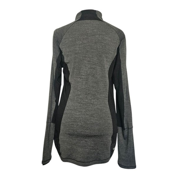 Smartwool PhD 1/4 Zip Pullover Top Merino Wool Blend Light Wind Women's SZ Large - Picture 3 of 14